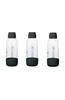 Drinkmate Bottle S Size 3PK (Set of 3) Black, 450ml, for Home Carbonated Water Makers