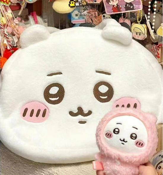 Chiikawa Usagi Hachi Velká hlava Tote Bag – Roztomilý dárek Ita Bag