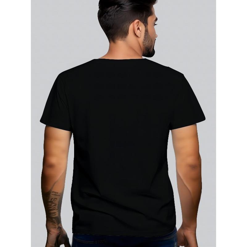 European Sizes NEVER WALK ALONE Print Tee Shirt, Tees for Men, Casual Short Sleeve T-shirt for Summer
