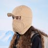 Windproof Scarf Mask Integrated Hat Coldproof Lei Feng Hat  for Outdoor Cycling Skiing