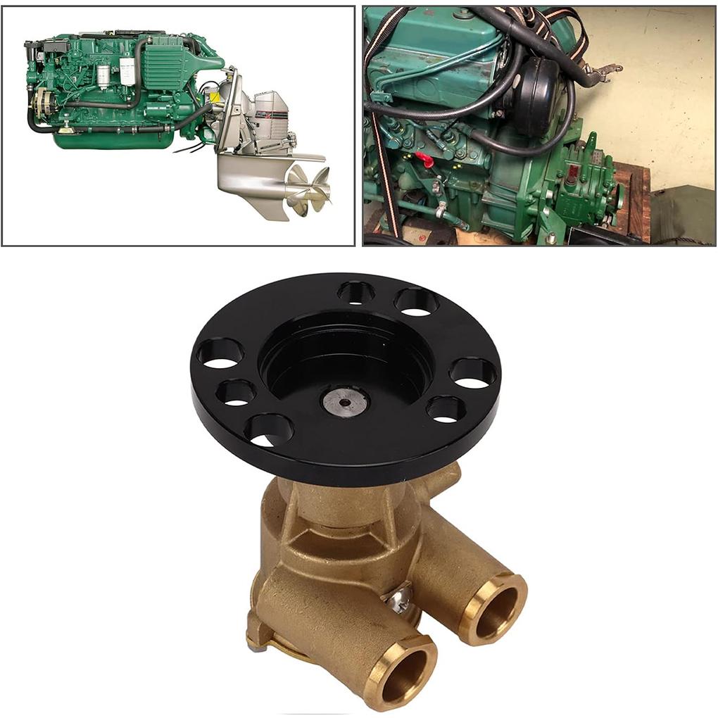 Miedziana Morska Pompa Wody Surowej Montowana na Wale Korbowym Niezawodna Pompa Napędzana Wałem Korbowym do Silników Łodziowych V6 i V8 AQ