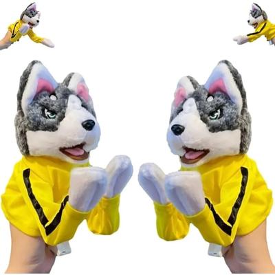 Husky Boxing Dog Toy, Boxing Battle Toy, Husky Gloves Doll Children's Game Plush Toys,  Boxing Husky Interactive Tricky Toy