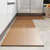 Kitchen Floor Mat Pvc Leather Waterproof Carpet Home Decoration Solid Color Rug Anti-oil Non-slip Foot Mats Alfombra