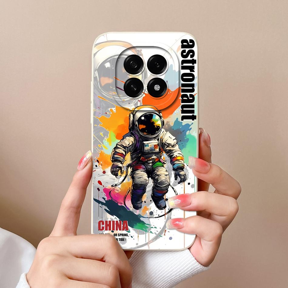 For Oppo A5 Pro 5G Phone Case Cute Cartoon Back Cover For Oppo A 5 2025 Full Protection Soft Liquid Silicone Anti Drop Housing