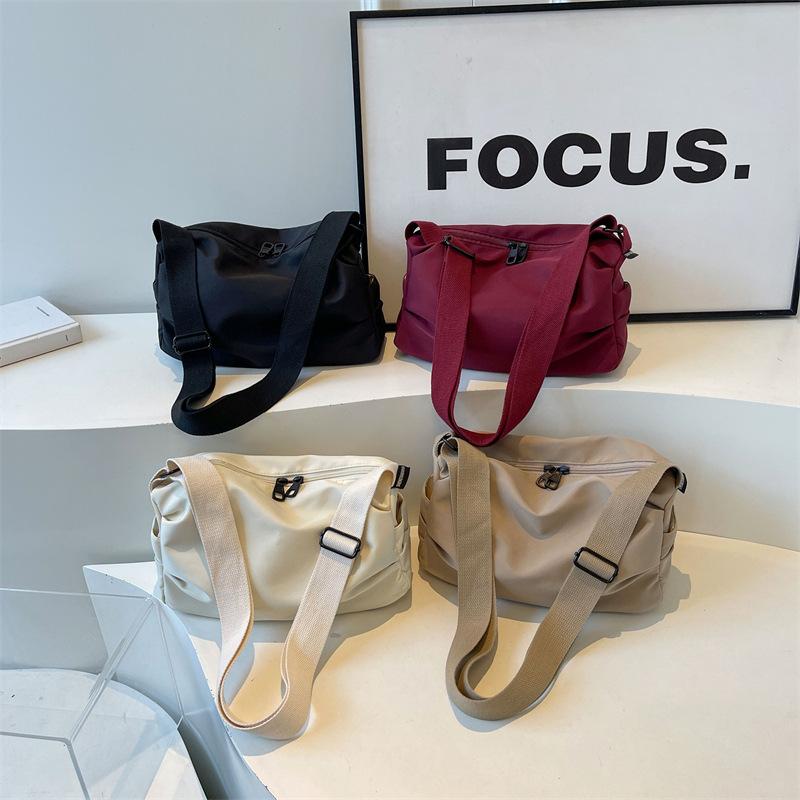 New Spring and Summer Trend Fashionable and Simple Shoulder Women's Bag Tote Bag Canvas Bag Large Capacity Large Bag
