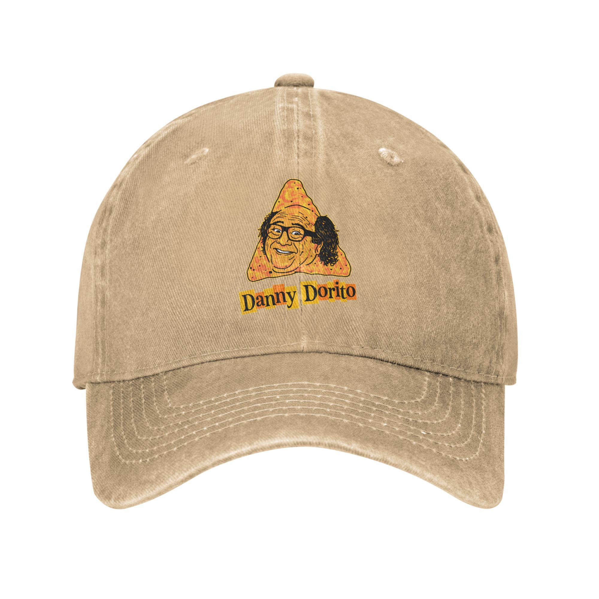 

Danny Dorito Sun Baseball Cap Casual Couple Women Washed Trucker Hat Sun-Proof Custom DIY Outdoor Sports Snapback Cap Gift One Size хаки