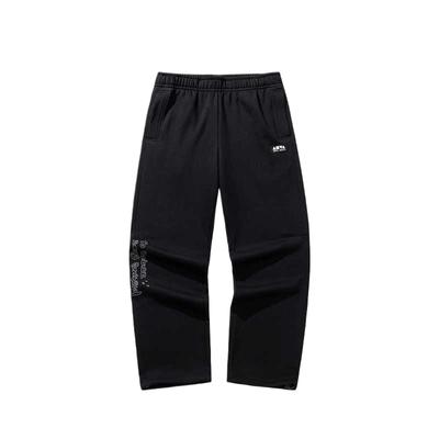 Life Series Ss26 Skate Loose Mid Waist Solid Color Lace-Up Knitted Sports Pants Men Bottoms 152618304-2