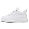 Little White Shoes Men's One-pedal Medium-top Shoes Casual Men's Shoes Autumn and Winter New High-top Men's