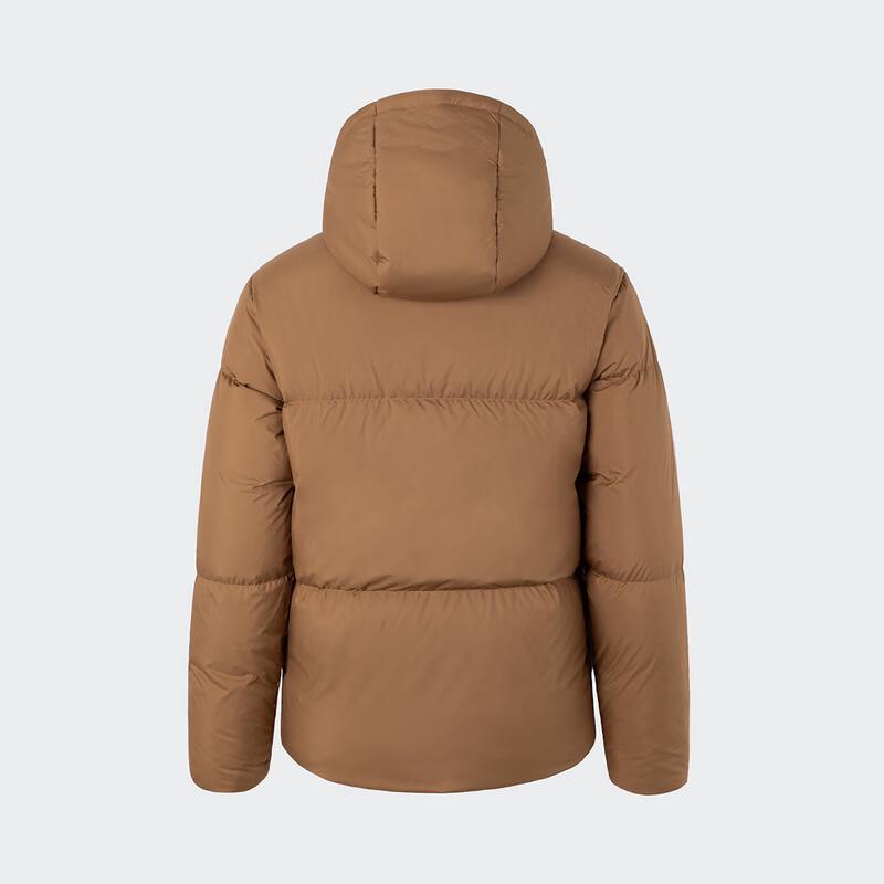 Adidas Men's Puffy Hooded Mid-Length Down Jacket JV6189