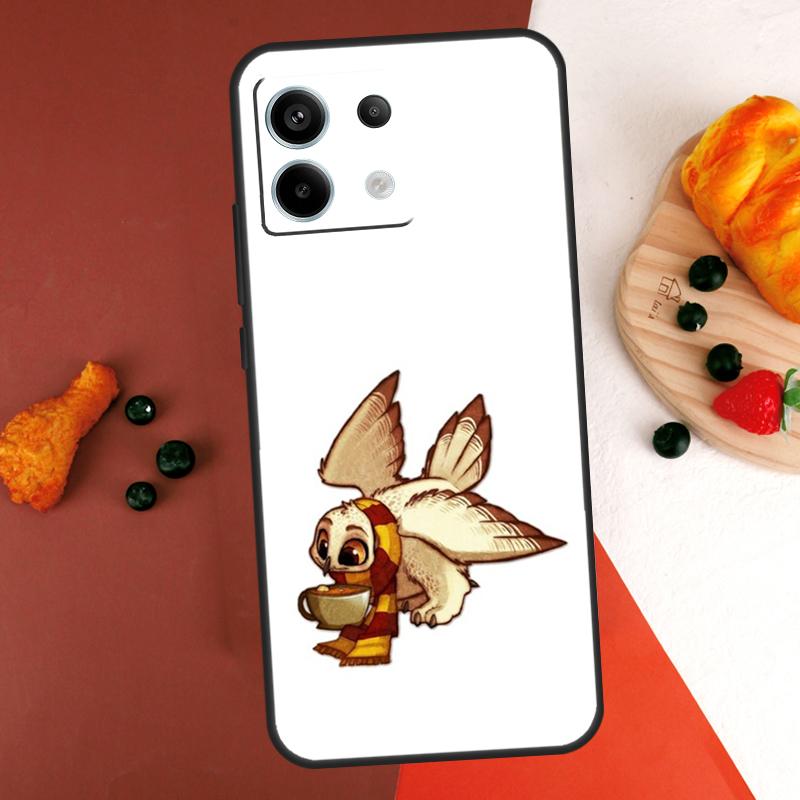 Cartoon Eulen Collage Hülle für Xiaomi Redmi Note 14 9 10 11 12 13 Pro 9S 10S 11S 12S Redmi 13C 10C 12C 14C Hülle