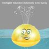 Cartoon Light Music Electric Induction Sprinkler Ball Kids Baby Bath Pool Toy