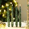 Handmade Soy Wax Christmas Tree Candle Decor Holiday Home Party Table Centerpiece Aromatherapy
