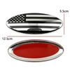 For Ford Mondeo Fusion Focus Fiesta Kuga Edge Transit Ecosport 12.5x5cm Car Front Emblem Logo Rear Trunk Badge Decal Decoration SG7