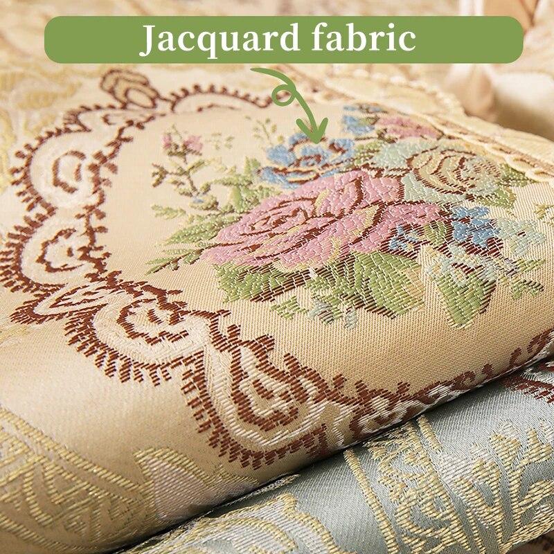 European Slipcover Jacquard Fabric Lace Edge Sofa Cover Living Room Anti-slip Sofa Cushion All-season Sofa Towel Home Decoration
