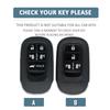 Silicone Car Key Case Accessories For Honda Stepwgn Rp6/Rp7/Rp8 Odyssey Freed Elysion   Rubber Remote Cover Keychain Set