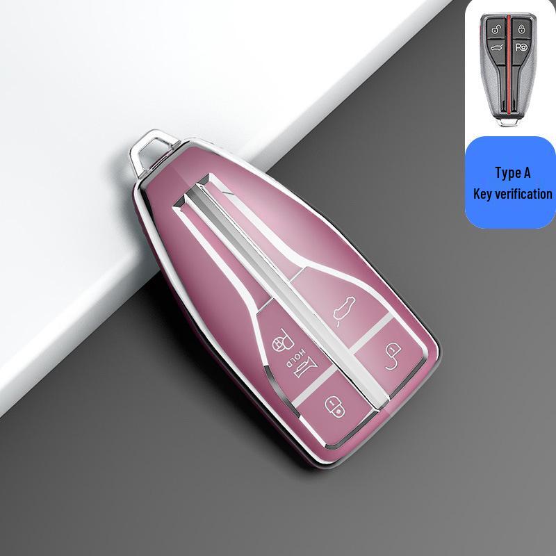 High-End Protective Key Case for Hongqi Models HS5, HS7, H5, H9, HS9, H7