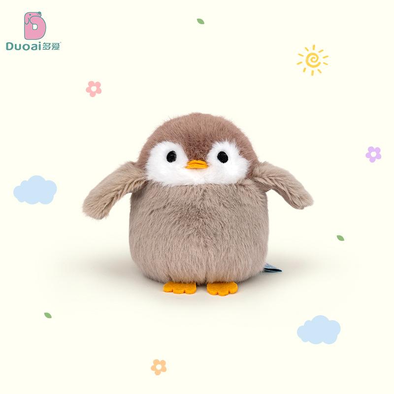 Sparvfågel gosedjursbokväska hänge söt fågel fågel handdocka nyckelring hänge docka