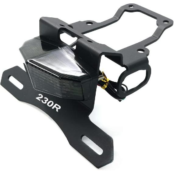 crazy sport License Plate Holder LED Brake Tail Light For KAWASAKI KLX230R 230 KLX230 2020-2024 KLX 230R KLX230SE KLX230SM Motorcycle Lamp Tail Tidy