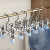 30pcs Double Clip Clothes Drying Hanger 360° Rotatable Storage Clips Pants Hanger  Laundry Hanger