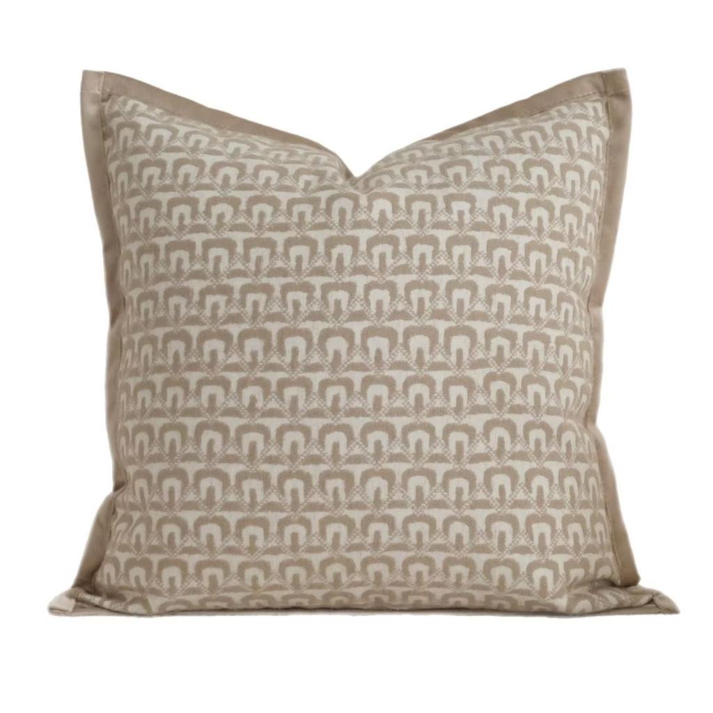 Chenille Throw Pillow Covers Textured Geometric & Solid Cushion Cases Boho Farmhouse Pillowcase for Living Room Couch Decor