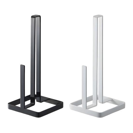 Yousheng Roll Paper Holder with Non-Slip Stable Base Heavy-Duty Stainless Steel Paper Towel Holder Modern Standing Countertop Dispenser