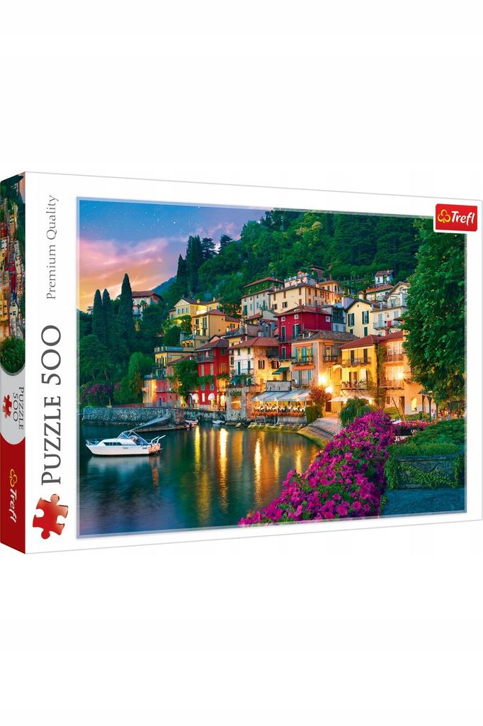 PUZZLE 500 JEZIORO COMO WŁOCHY 37290