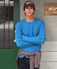 WEDNESDAY OASIS M/Color Round Long Sleeve T-Shirt_Blue(Wb6Tp48)