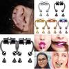 Fake Magnetische Hufeisen Nasenringe Faux Septum Piercing Clip Titan Ring Creolen Geschenk für Frauen Neue Mode Körperschmuck