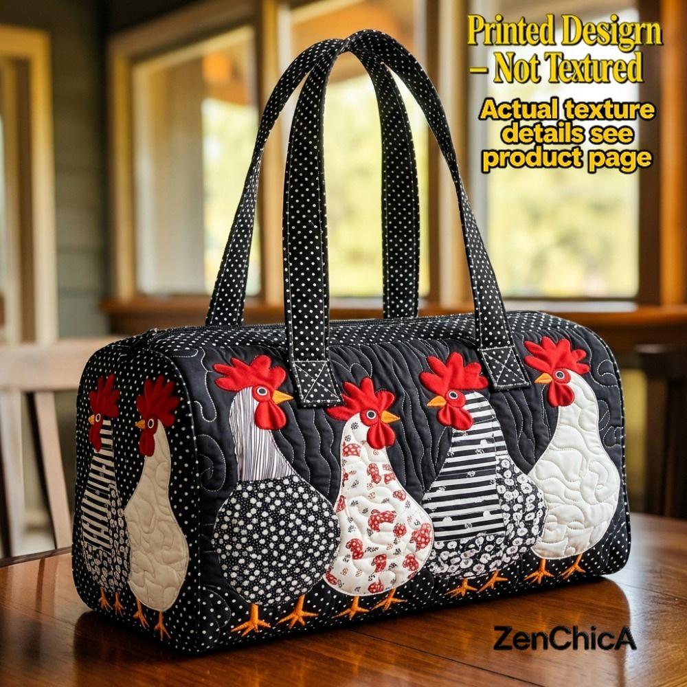 3D Independent Station Bus Series Women's Travel Yoga Handbag with Fashion Print