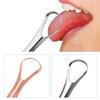 Stainless Steel Tongue Scraper Cleaner Open Style Fresh Breath Coated Oral Hygiene Cleaning Tool for Bad Breath