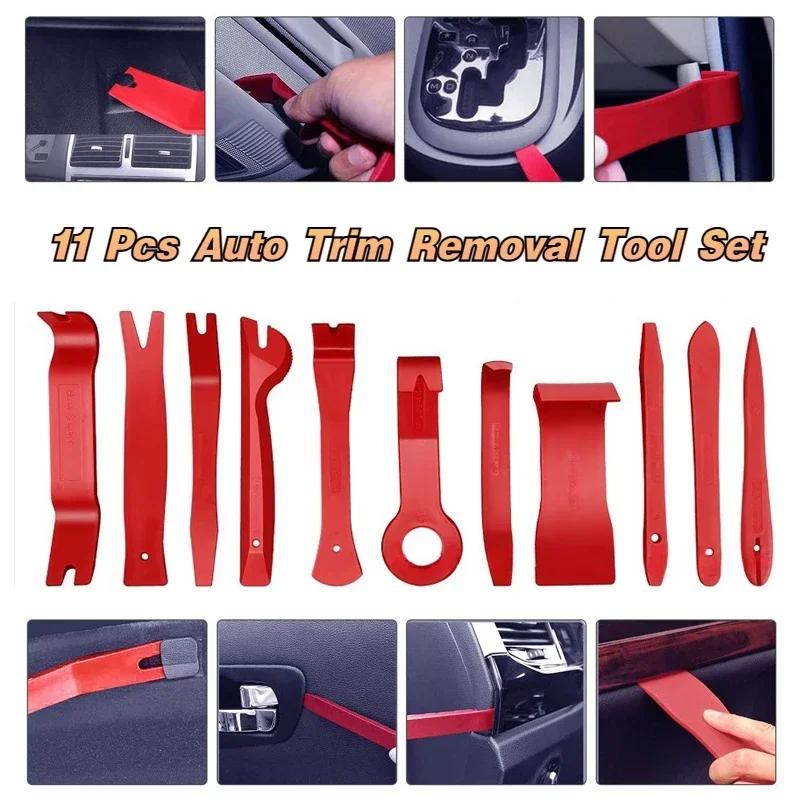 Car Door Clip Panel Trim Removal Tools Kit Auto Interior Hand Disassembly Tool Car Audio Removal Trim Clip Dashboard Repair
