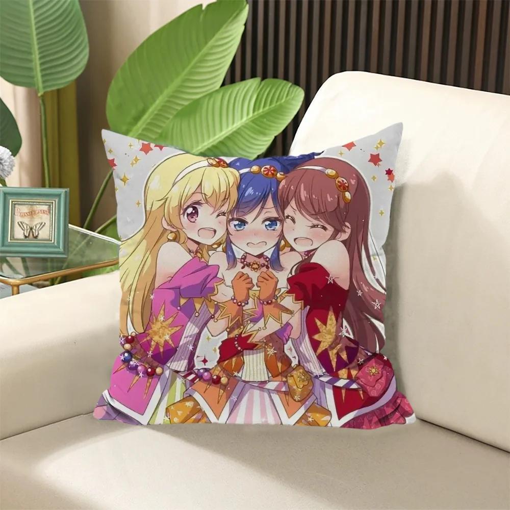 Cushion Cover  ×  Stuffed Cushions Aikatsu! Decorative Pillows for Sofa Pillow Cases Elegant Room Covers Sleep Home Textile