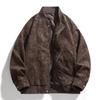 Neuer Stil Hirschleder Samt Herren Amerikanische Modemarke Locker Lässige Jacke