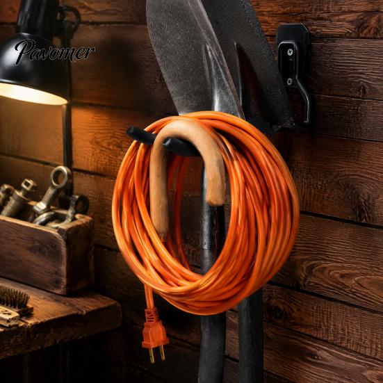 Heavy Duty Steel Hangers U-Shaped Garage Storage Utility Hook, Metal Organizer, Wall Mounted Hooks for Workshop Space Saving Hanger Extension