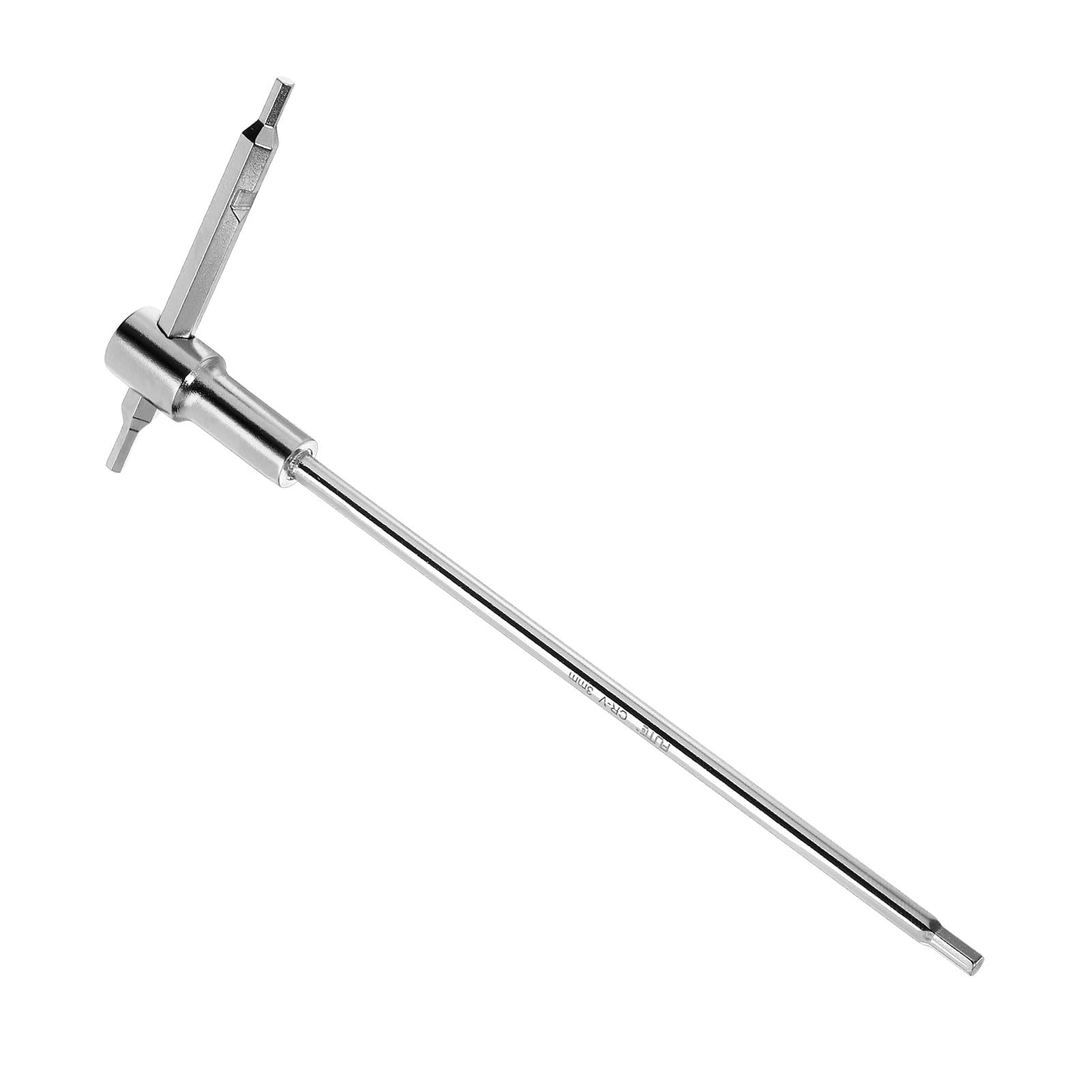 

CoCud Hex 3mm Slide Handle Key Wrench with Speed Sleeve for T and 1 Piece T-Handle Wrench, Hex, CR-V Steel, Metric, L-Handle Drivers,