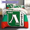 PFC Ludogorets Razgrad Bedding Quilt Set Quilt Cover Pillowcase Home Decoration Birthday Gift (1 * Duvet Cover + 2 * Pillowcase, Without Core)