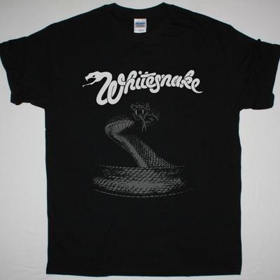 Whitesnake Ready An Willing Black T-Shirt Rock Band Tee