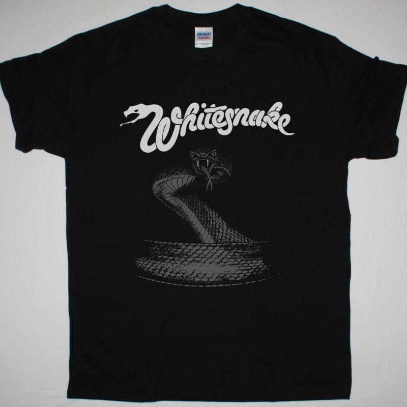 Whitesnake Ready An Willing Black T-Shirt Rock Band Tee S разноцветный
