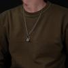 Blendoff Downhill Eagle Necklace [925 Silver]