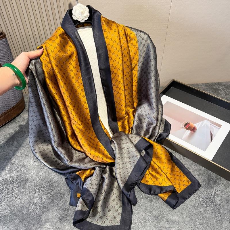 Scarf for Women In Spring, Autumn and Summer New High-end Long Scarf Versatile Shawl Sun Protection Neck Protection Fashionable Scarf