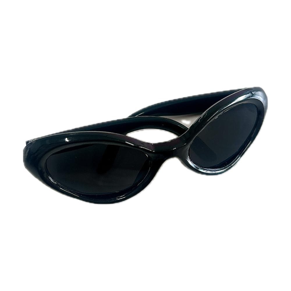 Black Sunglasses for Plush Toys (10-15cm), Perfect for Plush Clothes, Kigurumi Accessories, Otaku Activities, Dolls, Mascots, K-Pop Dolls, and