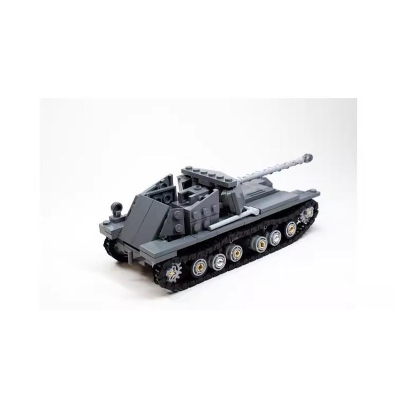 WW2 Military Series Archer Self-Propelled Anti-Tank Light Tank Building Blocks Educational Toys Children's Day Gifts Diy Models