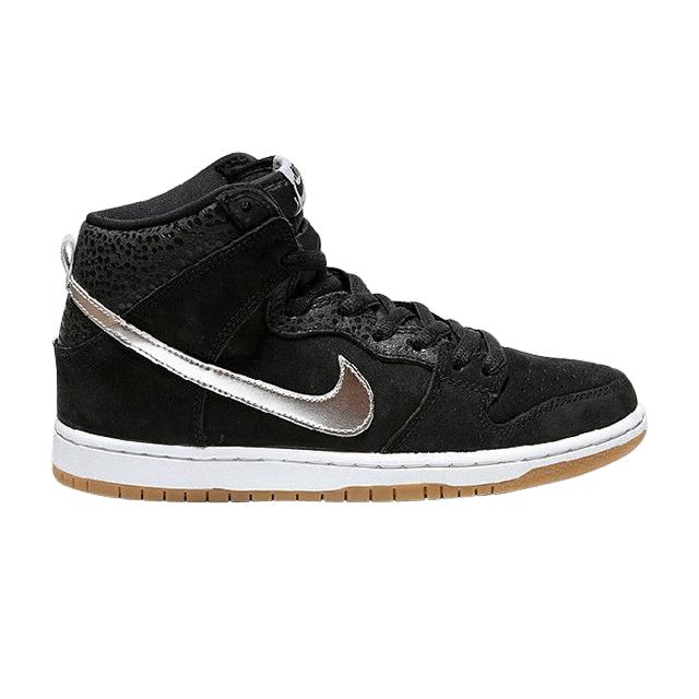 

Мужские кроссовки Nike Dunk High SB Prm Somp Nigel Sylvester Черный черный металлик-серебристый 635535-001