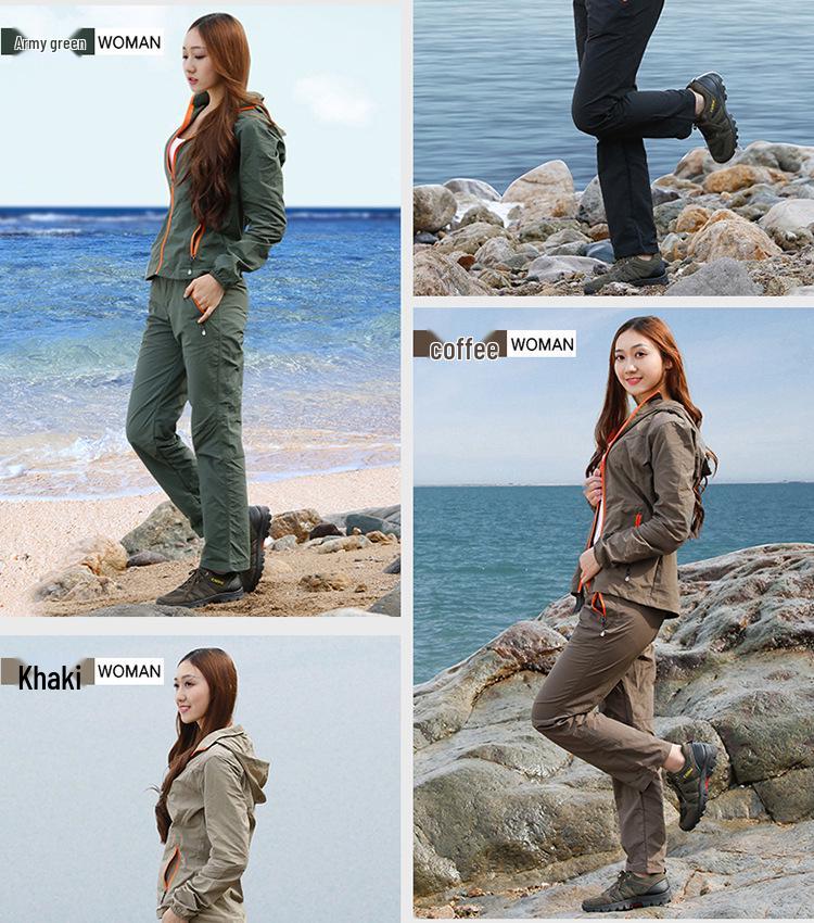 Unisex Breathable Quick-Dry Suit for Fishing & Hiking, Customizable Logo, Spring/Autumn Style