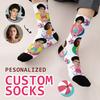 360 Digitaldruck Spandex Unifarben Individuell Anpassbare Socken ODM-Service Geringe Mindestbestellmenge Schnelle Musterlieferung