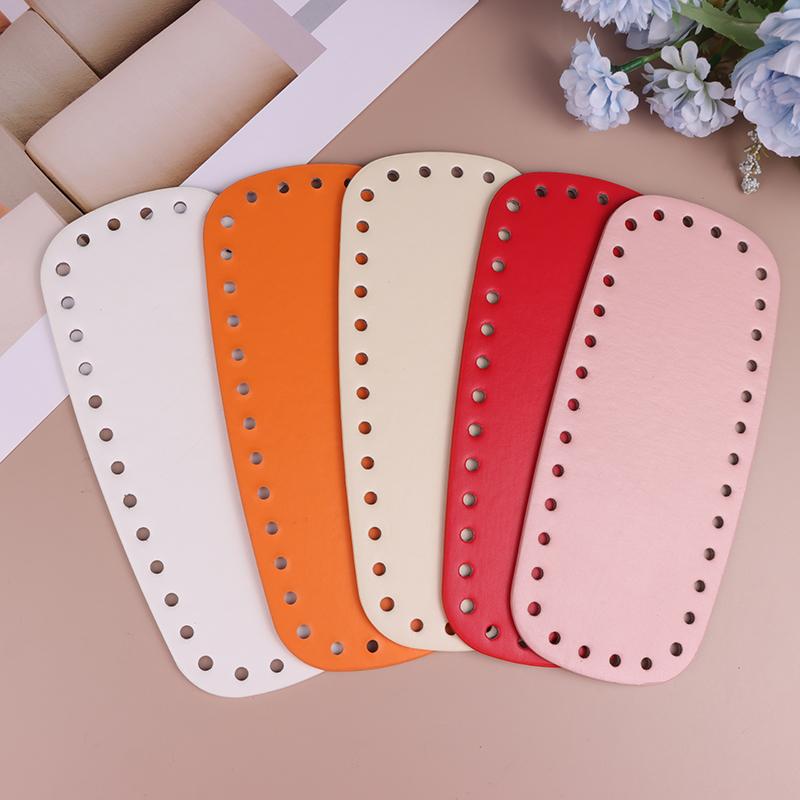 Round Leather Bottom With Holes Rivet Handbag Diy Women Shoulder Crossbody Bags Accessories