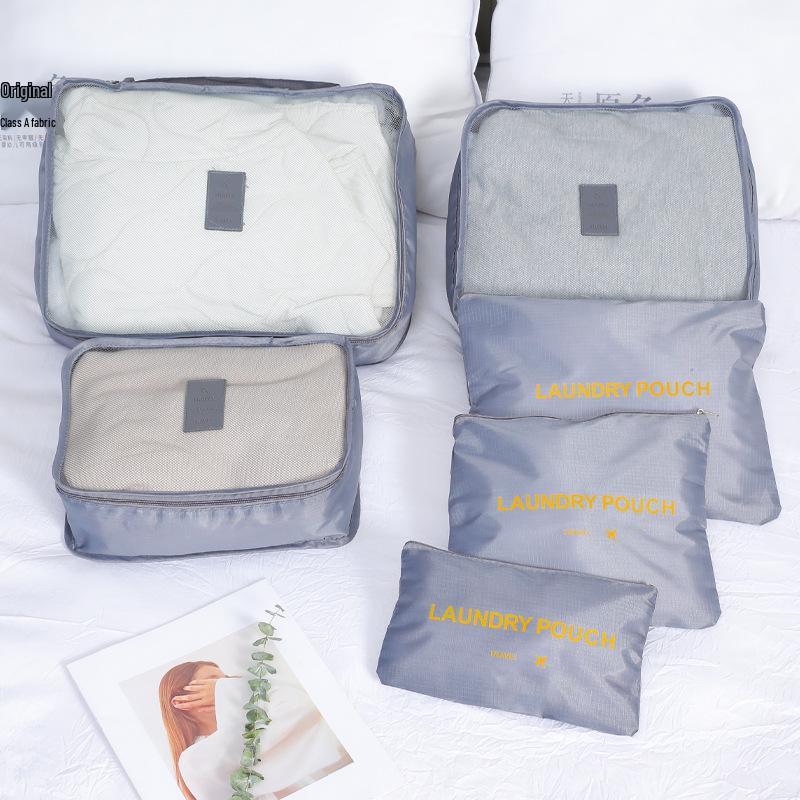 

Набор из шести водонепроницаемых дорожных сумок из ткани Оксфорд для деловых поездок и чемоданов