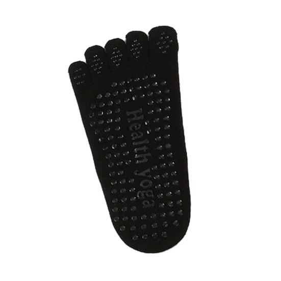 Șosete Sport din Bumbac Respirabil pentru Yoga, cu Prindere la Degete și Glezne, Cinci Degete, Ciorapi Antiderapanți