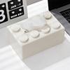 Creative Building Block Tissue Box Spring Design Tissue Storage Box for Bathroom Living Room Car Wall-mounted Toilet Paper Box