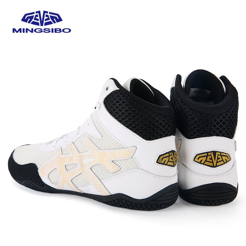 MINGSIBO Professional Wrestling Shoes Unisex Wearable Fighting Boots Man Designer Sport Training Shoe Gym Boxing Sneakers